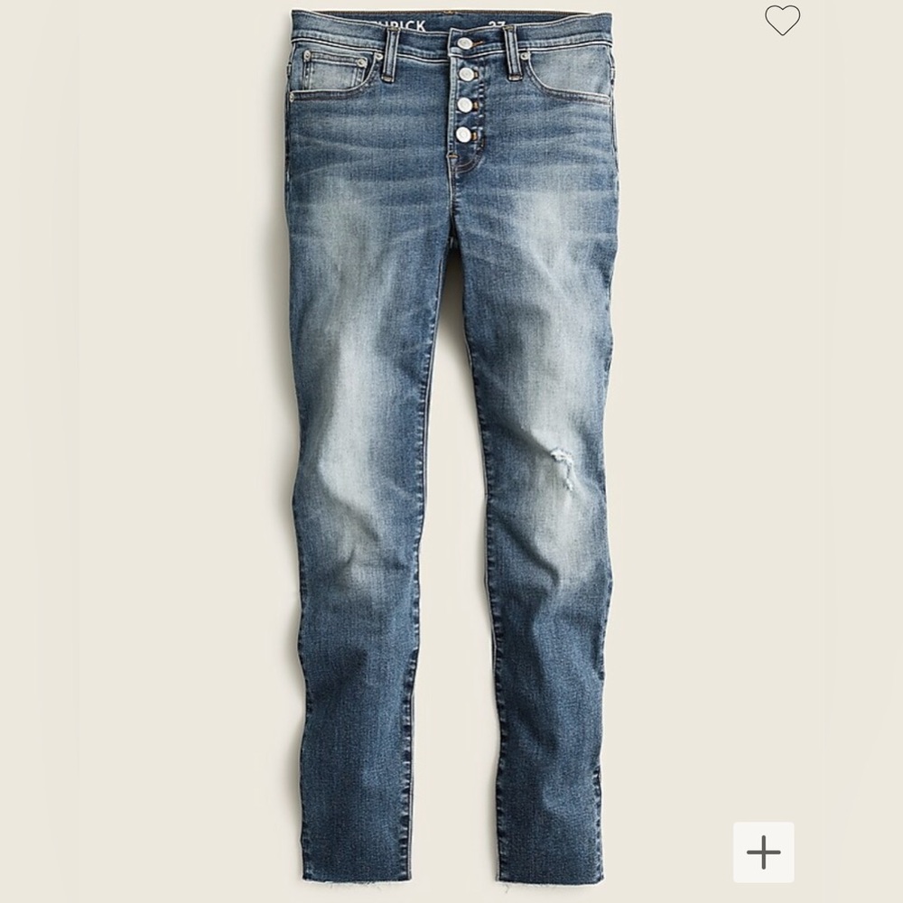 J Crew High Rise Toothpick Jean - Picture 2 of 10